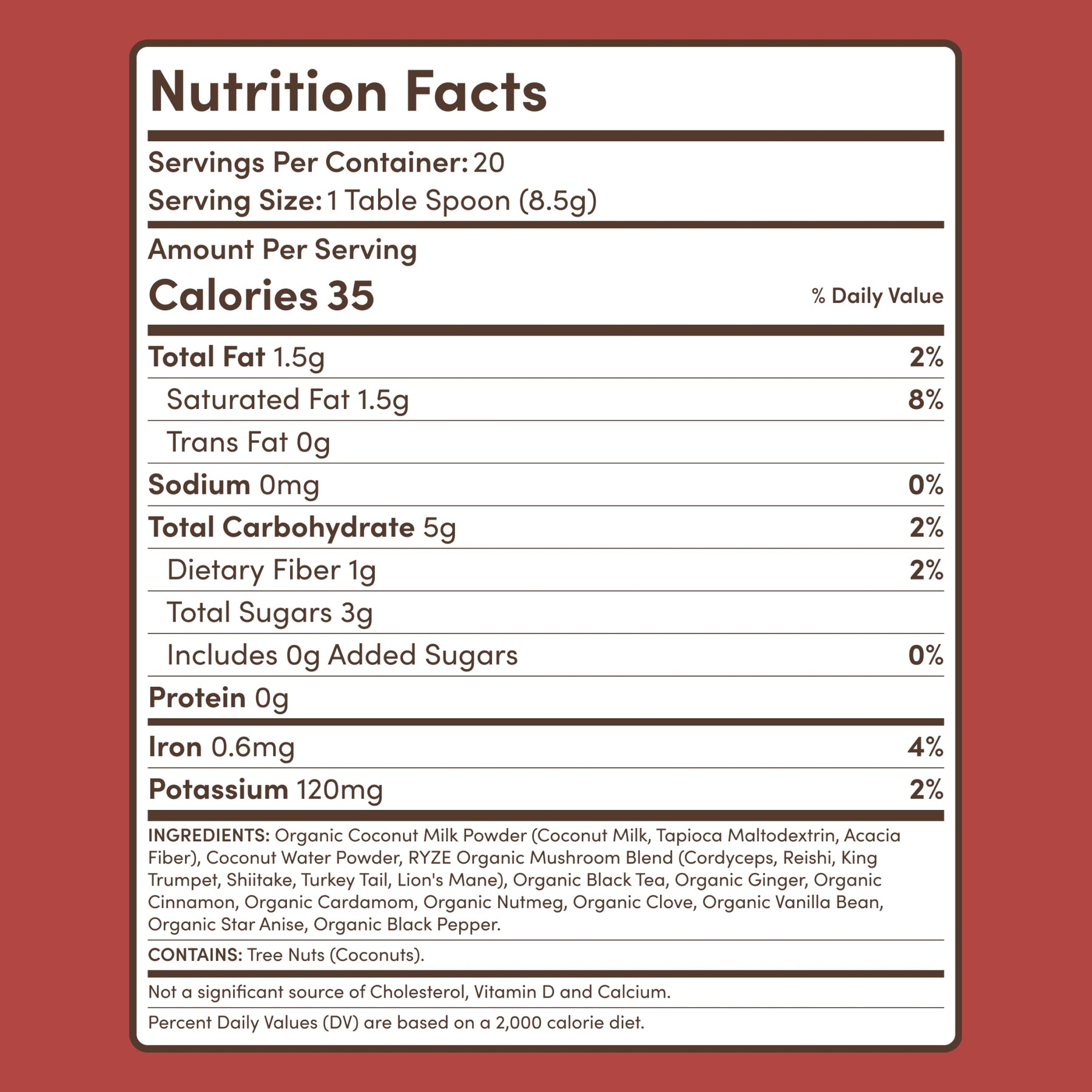 Mushroom Chai (20 Servings) S2
