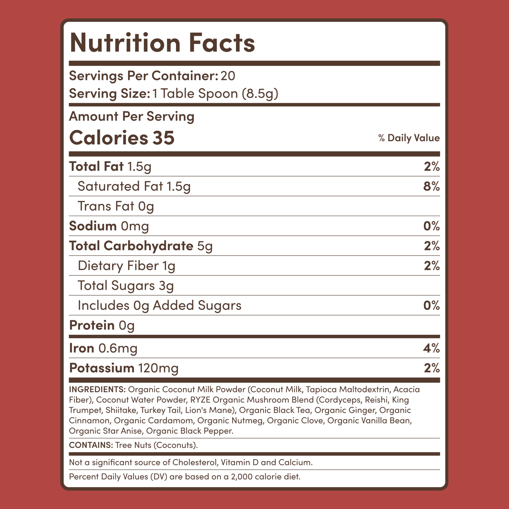 Mushroom Chai (20 Servings) S2