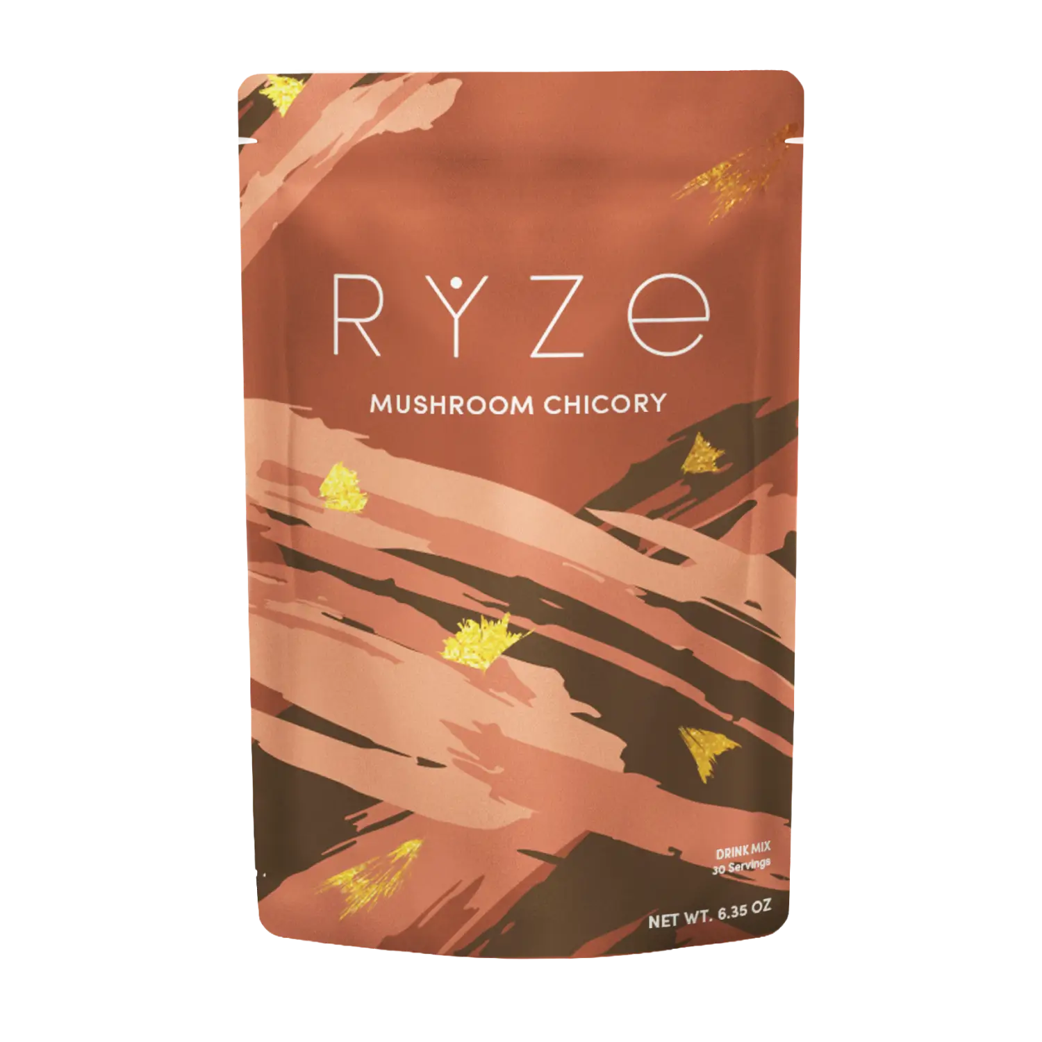 RYZE Mushroom Chicory — Organic Instant Chicory with Shitake & Lions mane, 30 Servings O4