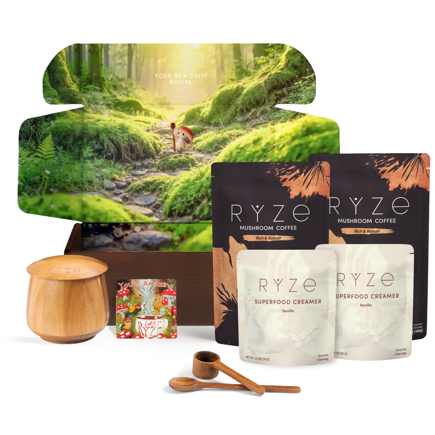 Ryze Dark Roast Ritual Set 3 Month Plan R9