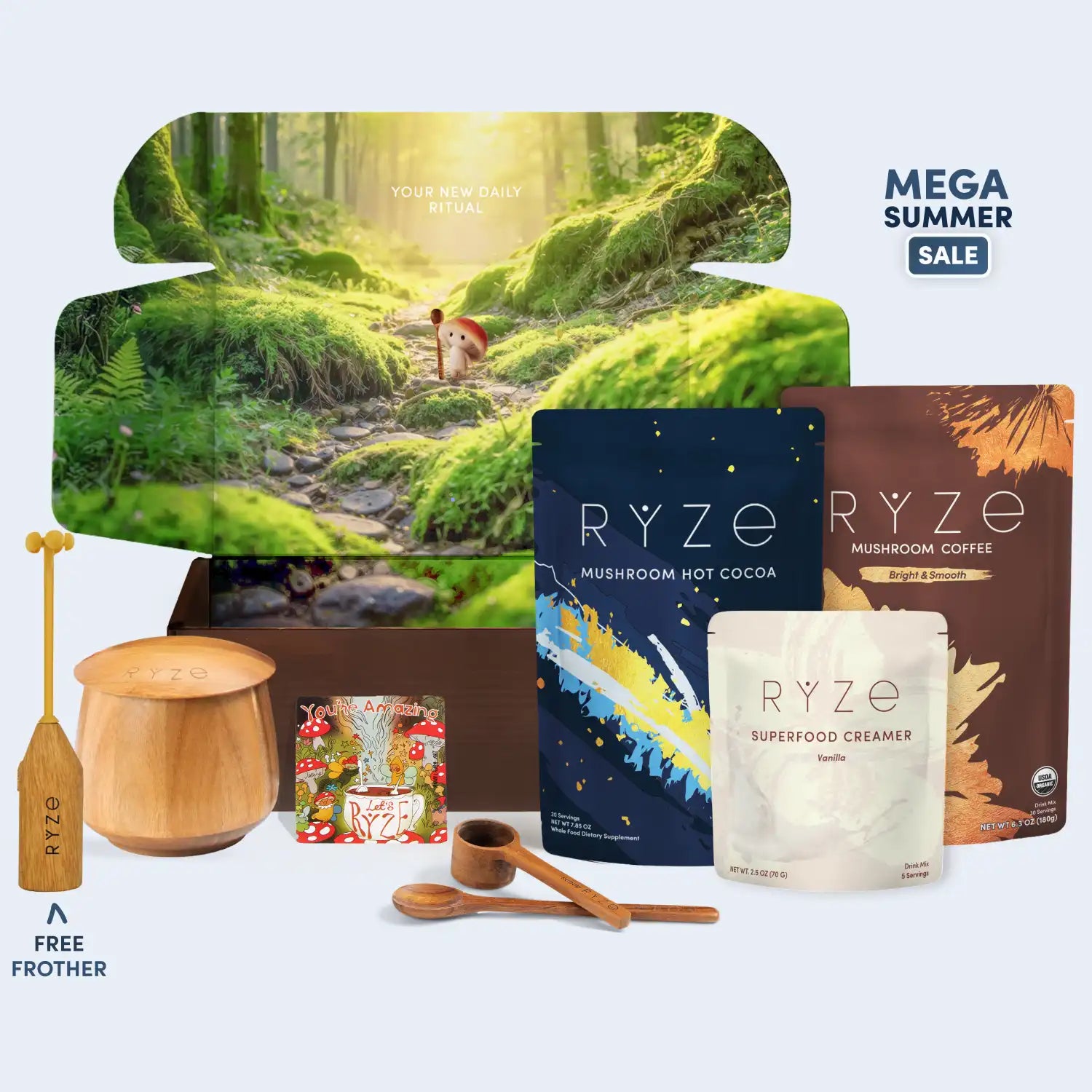 RYZE Ritual Set (Cocoa + Coffee) A5