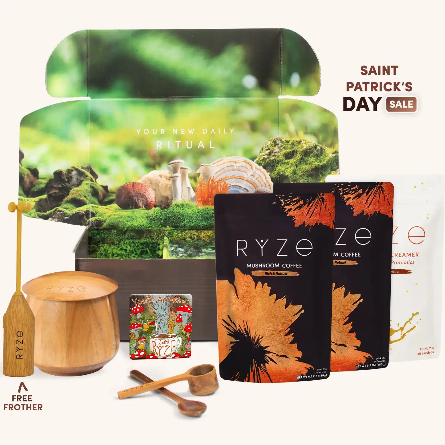 Mushroom Coffee Ritual Set K0
