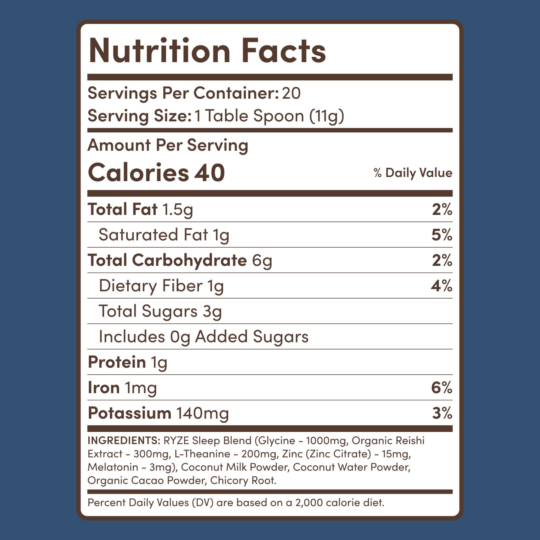 Mushroom Hot Cocoa (20 servings) F0