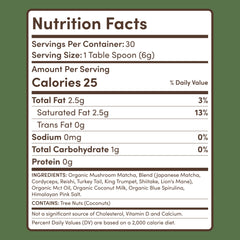 RYZE Mushroom Matcha — Organic Instant Matcha Latte with Lion's Mane & King Trumpet, 30 Servings T4