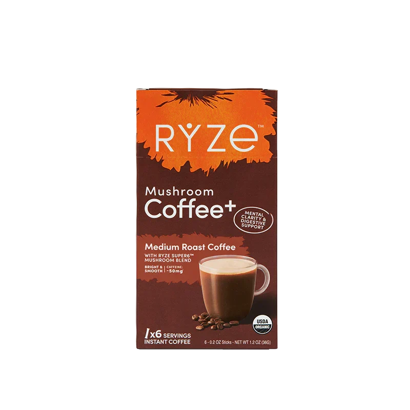 Medium Roast Mushroom Coffee Carton V8