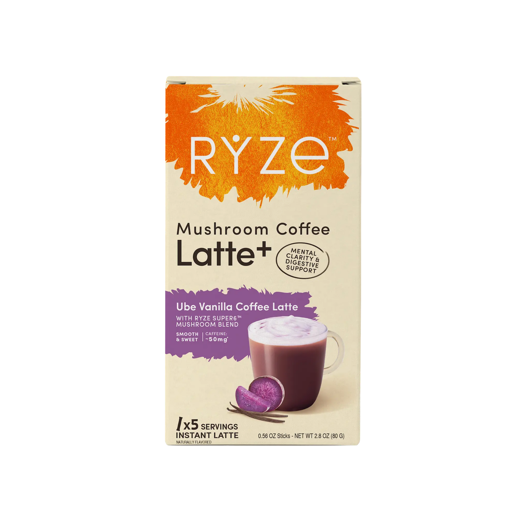 Ube Vanilla Coffee Latte Carton X8