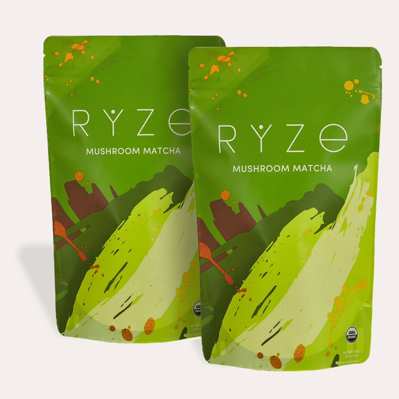 RYZE Organic Mushroom Matcha Starter Kit (60 servings) G0