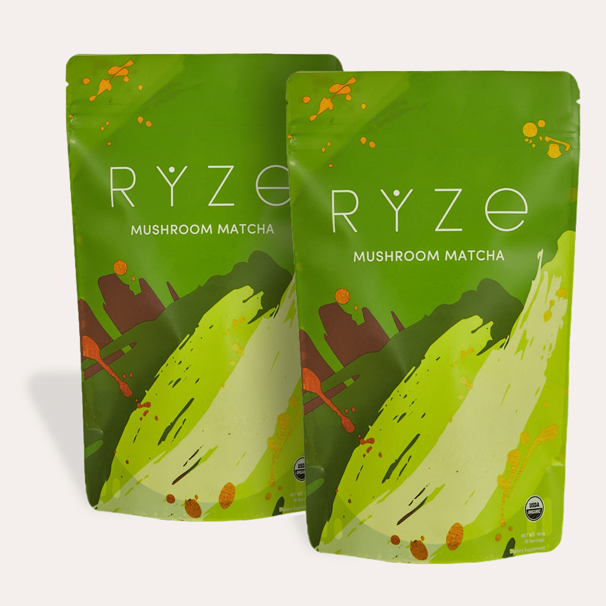 RYZE Organic Mushroom Matcha Starter Kit (60 servings) G0