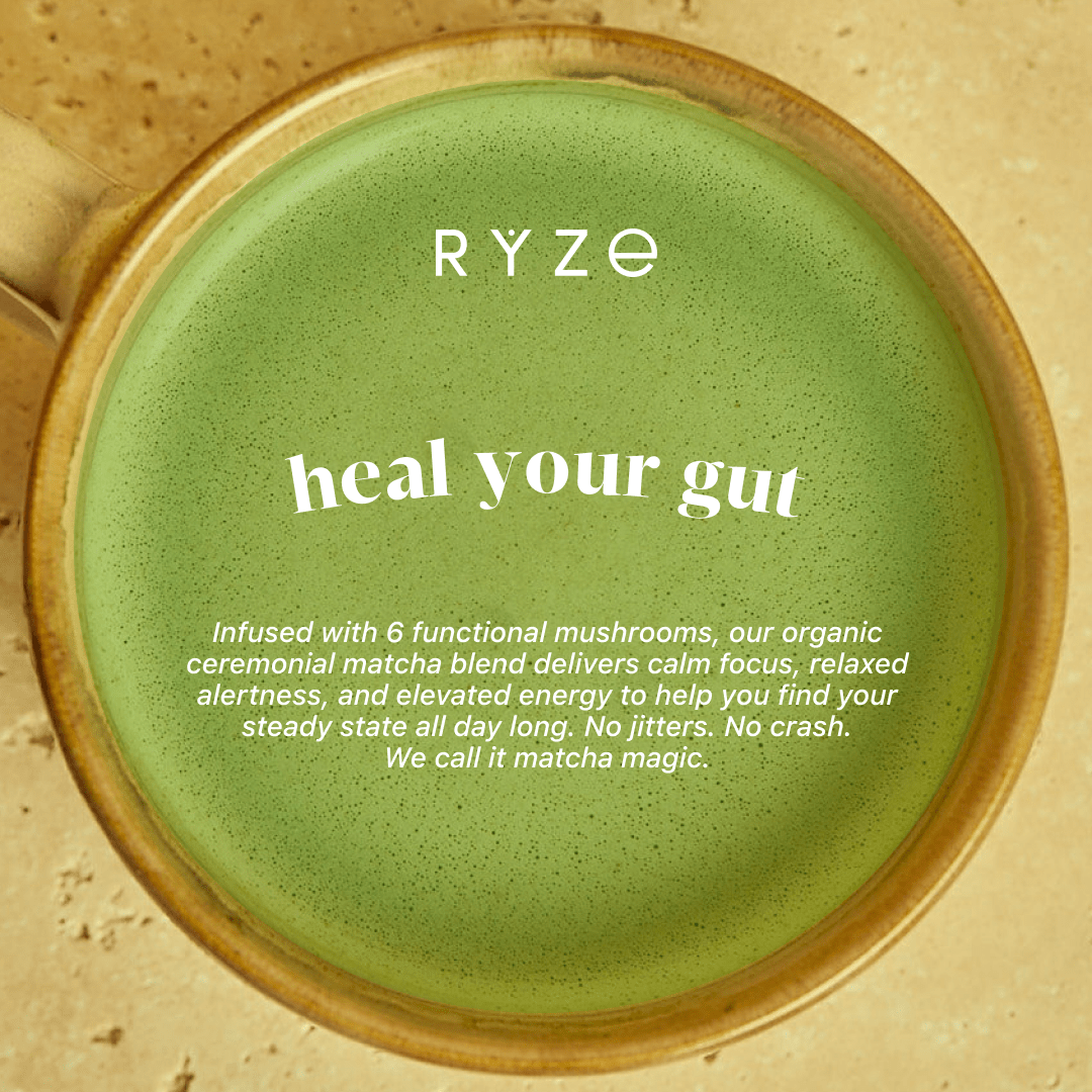 RYZE Organic Mushroom Matcha Starter Kit (60 servings) G0